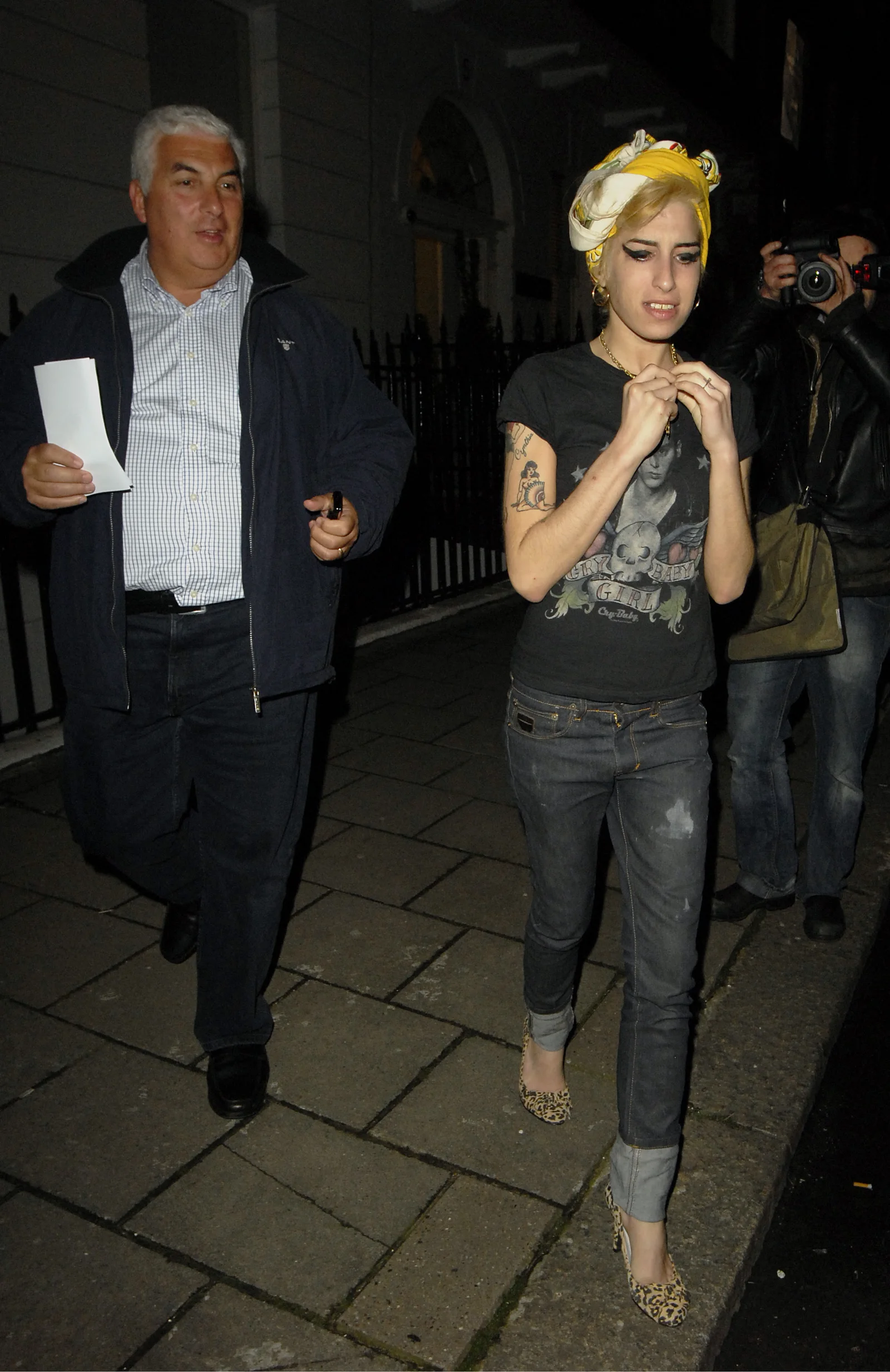 Amy Winehouse with Mitch Winehouse