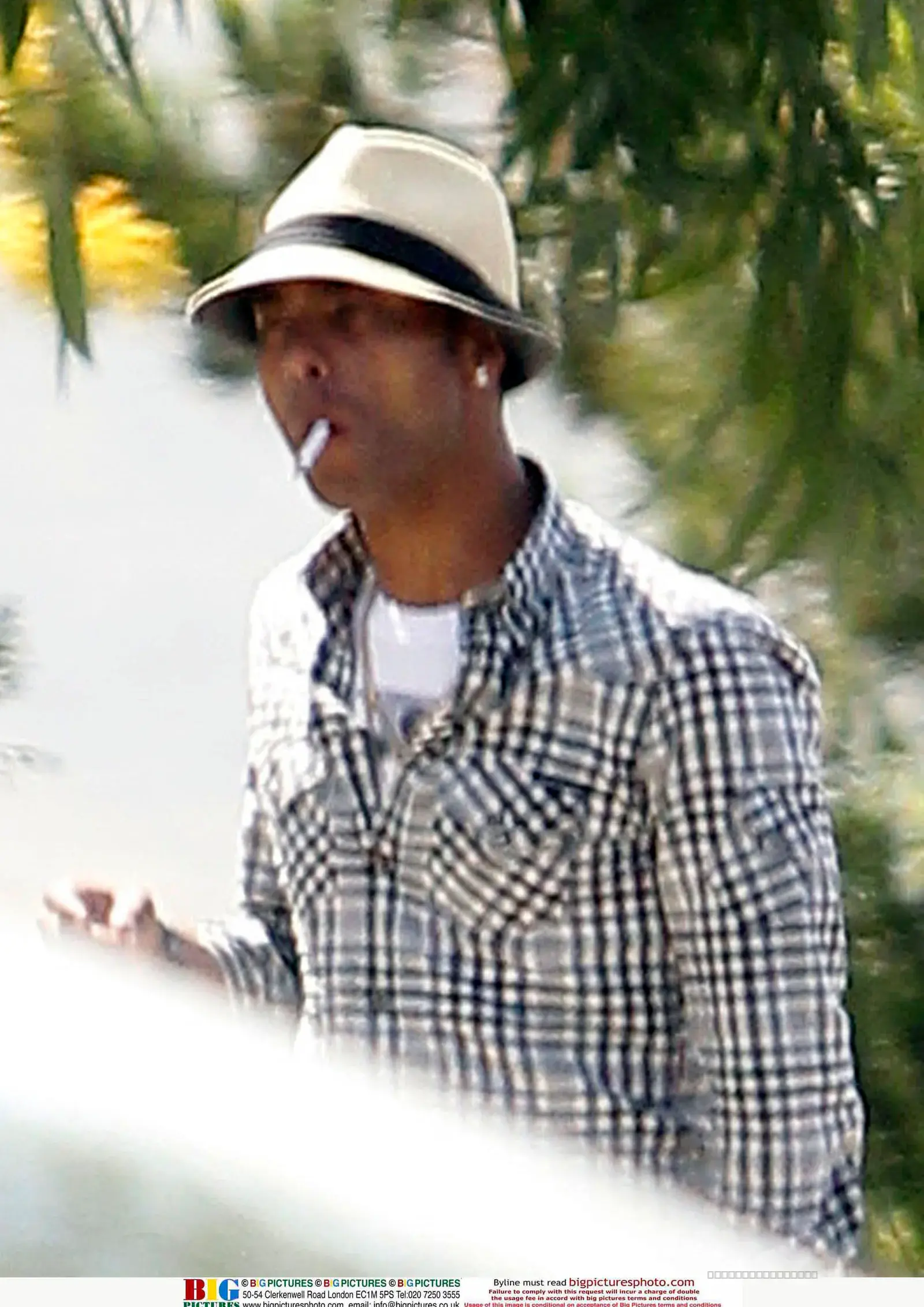 Ashley Cole and Zat Knight in Los Angeles, USA