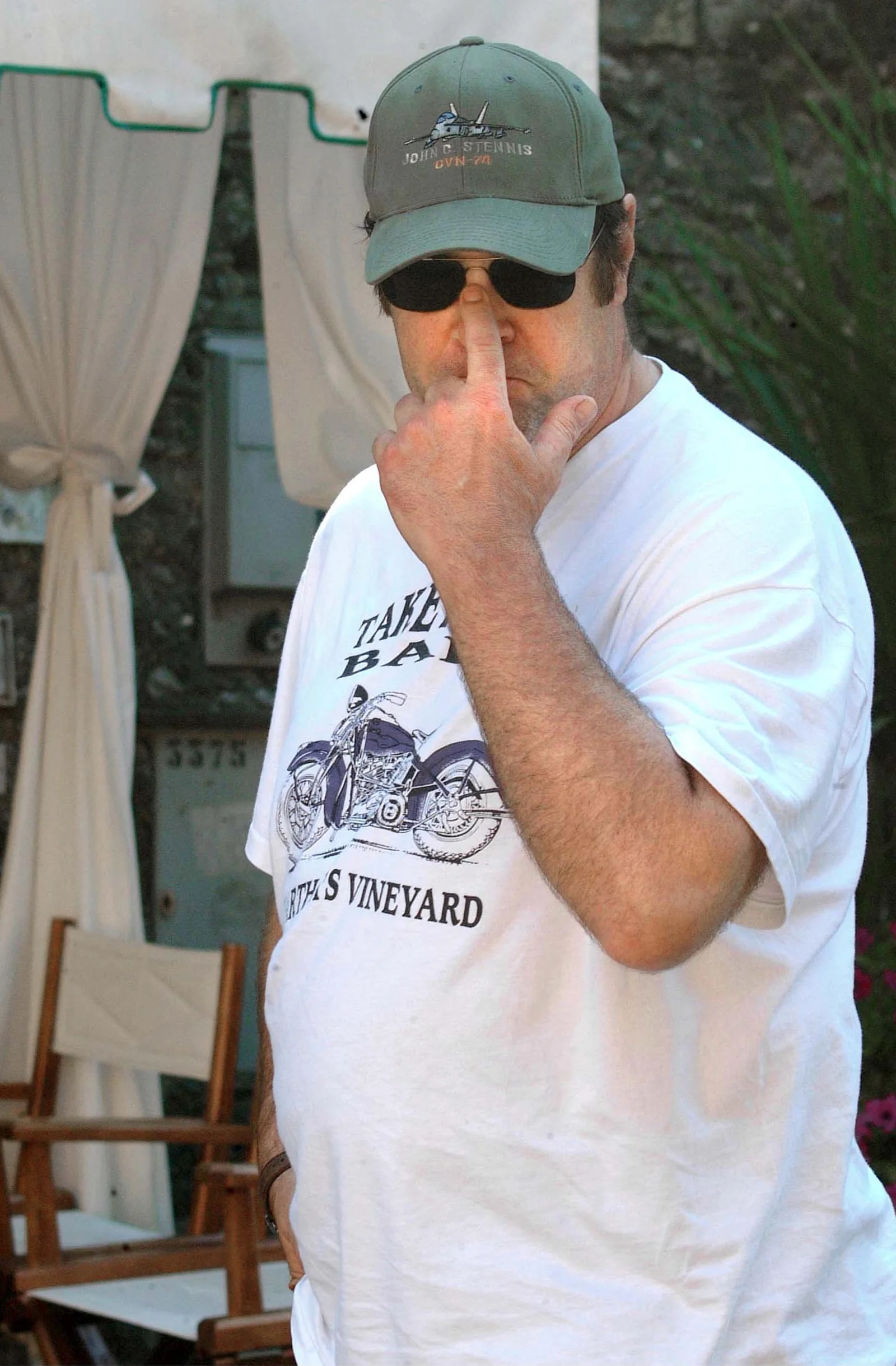 Dan Aykroyd and Donna Dixon in Portofino, Italy