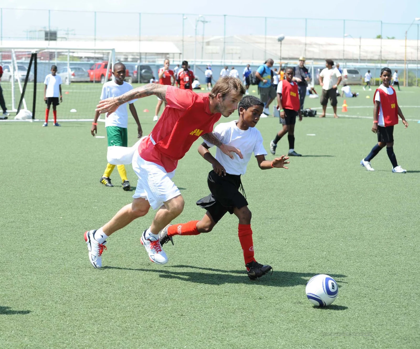 David Beckham in Trinidad, Trinidad and Tobago